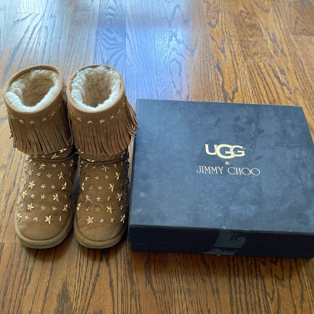 UGG X Jimmy Choo boots- Limited Esition -Size 6